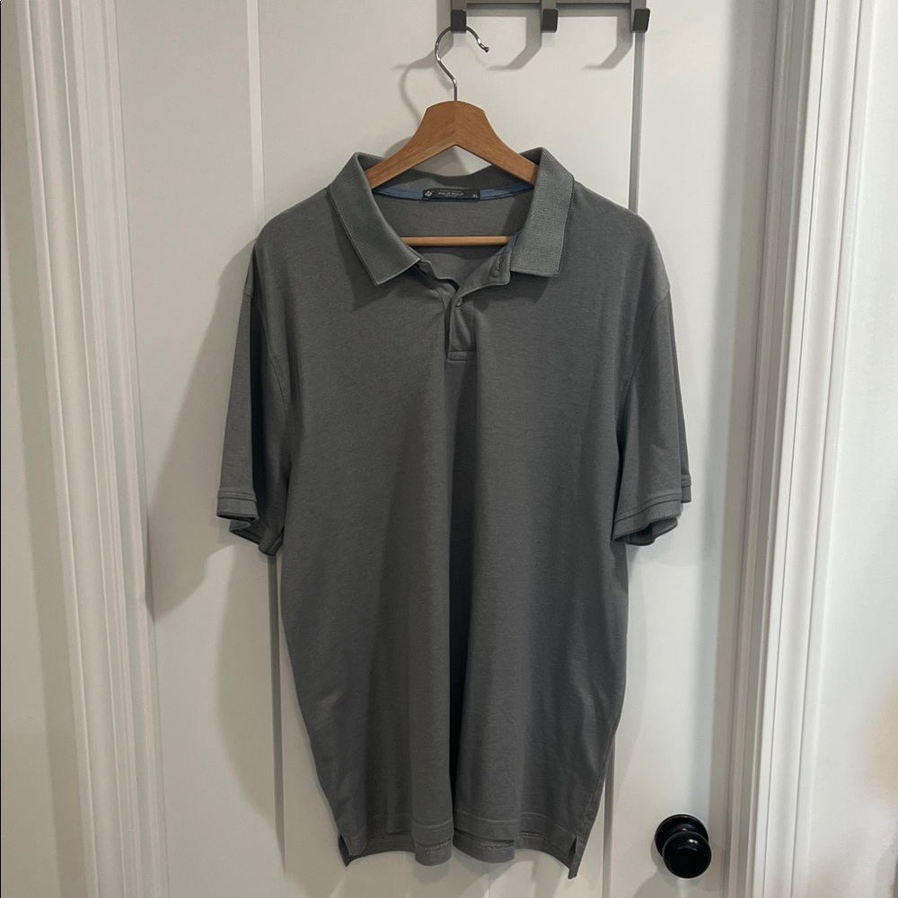 Stylish Men's Charcoal Polo Shirt